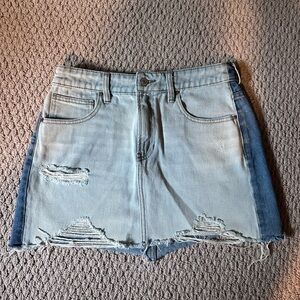 Pacsun Two-Toned Denim Skirt